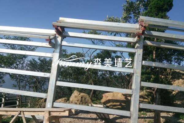 湖北隨州大洪山風景名勝區(qū)鋼構護欄項目
